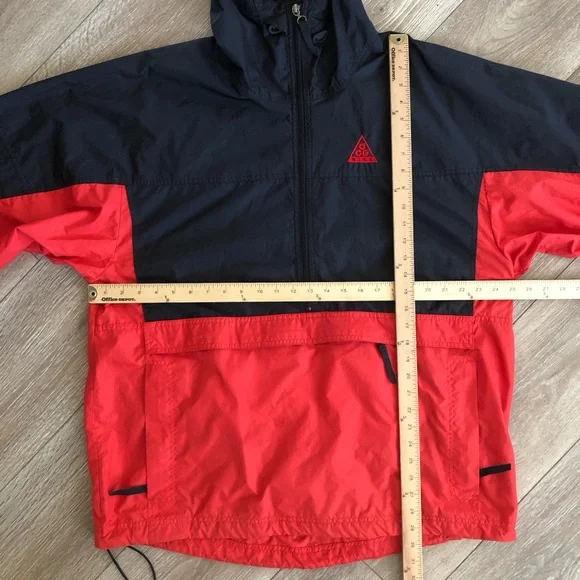 Nike ACG Mens Pullover Jacket size Large Half Zip Lightweight Windbreaker Hooded - Picture 8 of 8